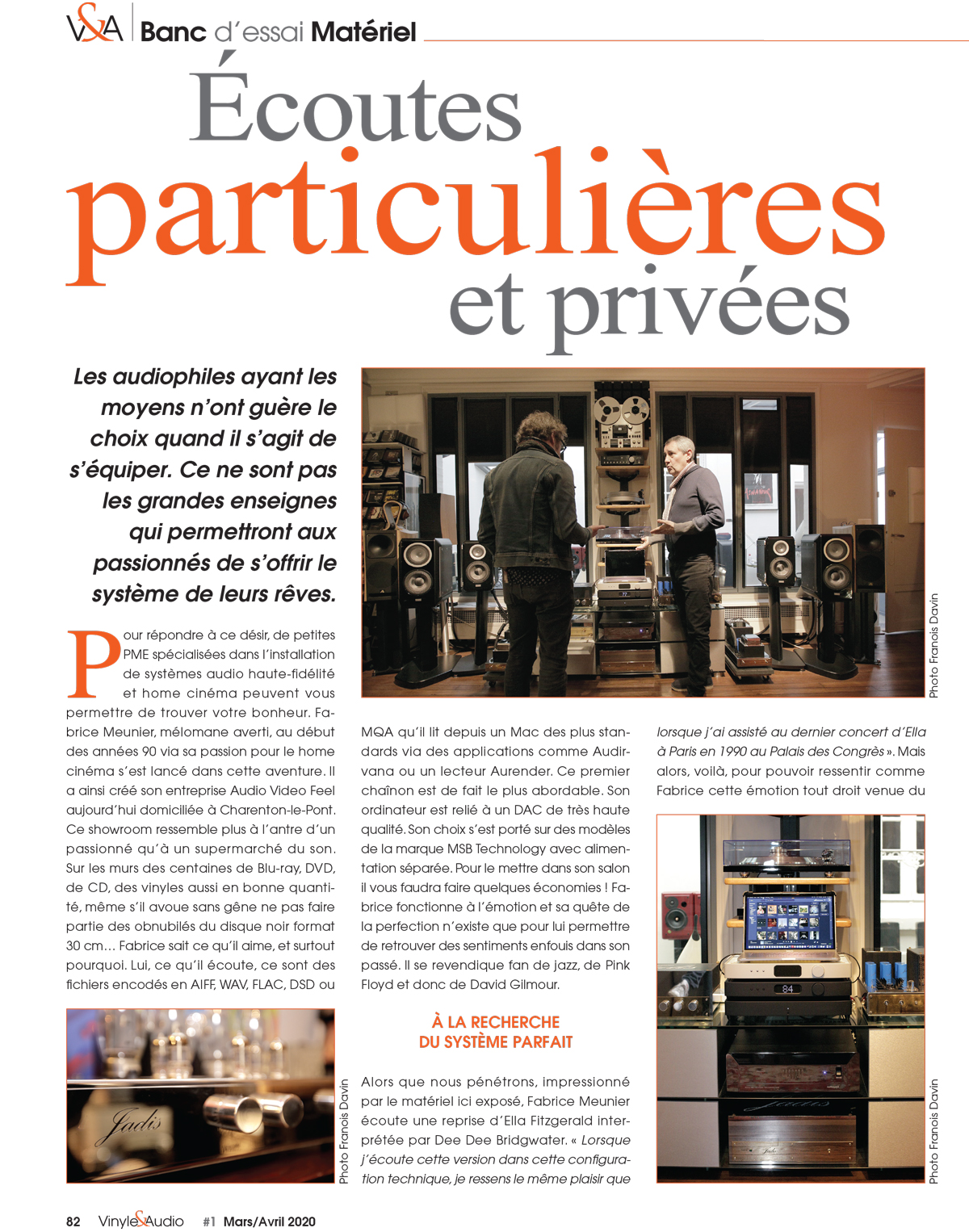 Article sur Audio Video Feel